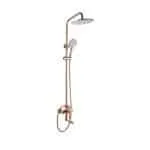 Cool Rain Shower Set Brush Rose Gold (723601BRG)