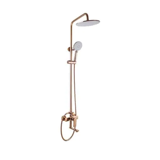 Cool Rain Shower Set Brush Rose Gold (723601BRG)