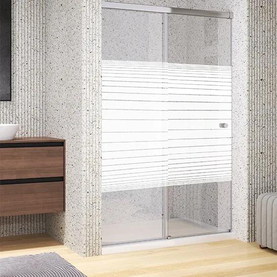 Cool Shower Door Transverse Line 6mm 1200x1850mm