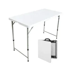 EZ Home Folding Table Long White 1.2m