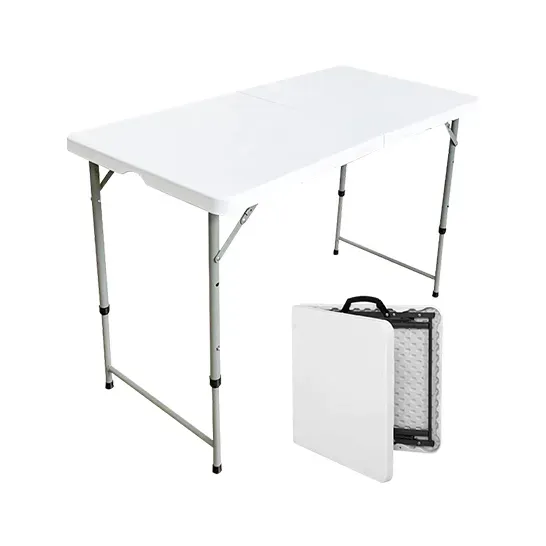 EZ Home Folding Table Long White 1.2m