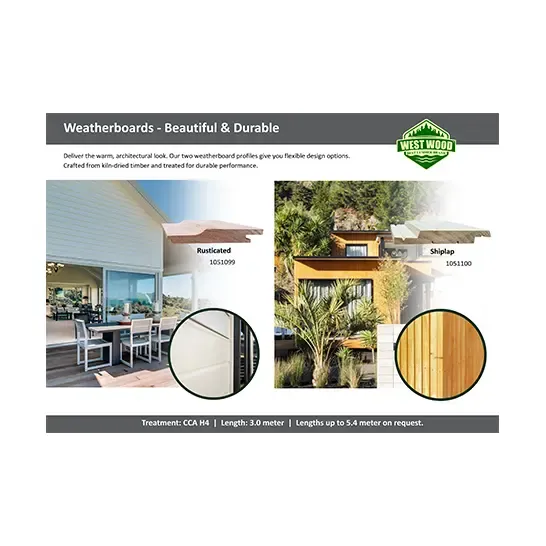 Westwood TR Wall Cladding Rusticated 1inx6inx10ft