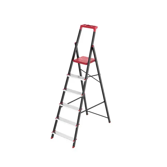 1051634 Topman Steel Aluminum Ladder 6 Steps