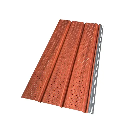 1052021 ADCO Soffit Vent Panel Laminated Dark Cherry 1.2mmx2.9m