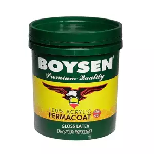 Boysen 710 Perma Gloss Latex White 4L - Image 1
