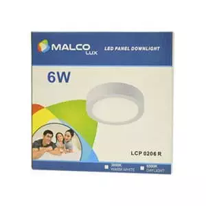 MALCO LED Round Surface Downlight LCP 6W WW - Image 2