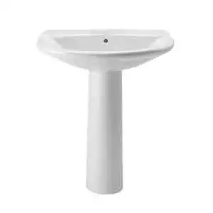 Roca Washbasin with Pedestal Giralda - Image 1