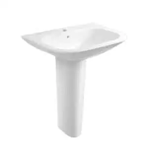 Roca Washbasin with Pedestal Nexo 610mm - Image 1