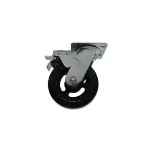 Brad Rubber Wheel w/ Brake 6inX2in - Image 1