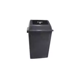 EZ Home Push Lid Trash Bin Plastic 60L - Image 1