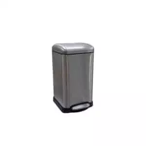 EZ Home Pedal Trash Bin Stainless Steel Square 20L - Image 1