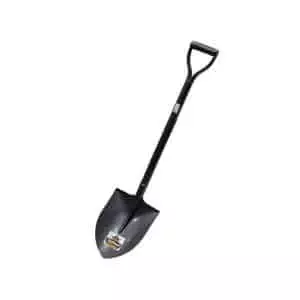 Topman Round Point Steel Handle Shovel - Image 1