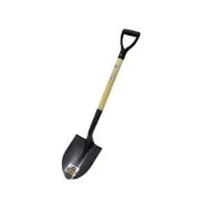 Topman Round Point Wooden Handle Shovel - Image 1