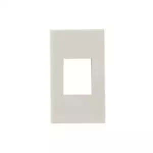 Omni WWP-111 1 Gang Plate for Universal Outlet w/ Ground - Image 1