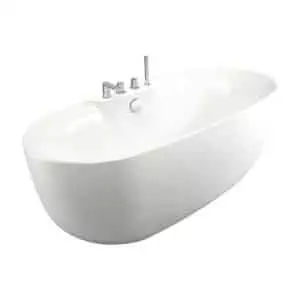 Cool Acrylic Bathtub with Fittings Pure 1700mmx800mm - Image 1