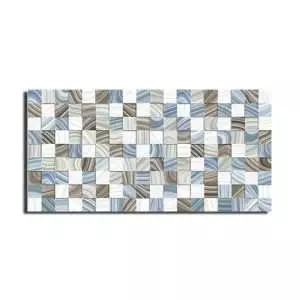 Estilos Premium Ceramic Tile HD Mosaic Mix Blue/Grey w/ 3D Mould 30x60cm - Image 1