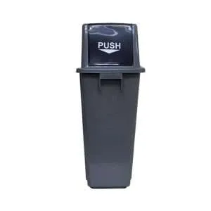 EZ Home Push Lid Trash Bin Plastic 60L - Image 3
