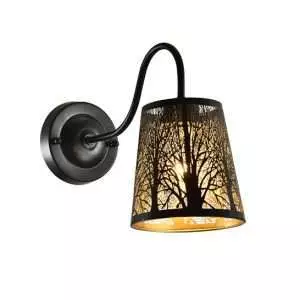 Wall Lamp Matt Black Silver Gold