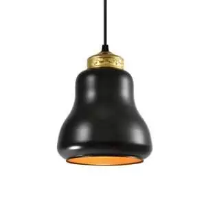 Drop Lamp Matt Black Silver Gold