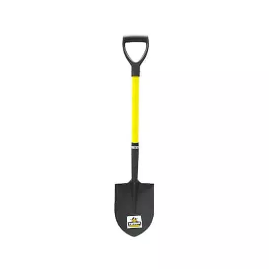 Topman Shovel Round Point Fiber Glass Handle