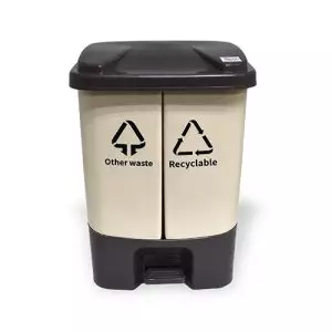 EZ HOME Dual Compartment Dustbin 21L - Image 2