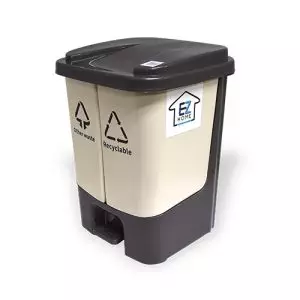 EZ HOME Dual Compartment Dustbin 21L - Image 3