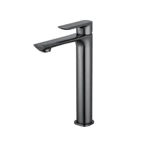 Cool High Basin Mixer Single Gun Metal Brass - Image 1