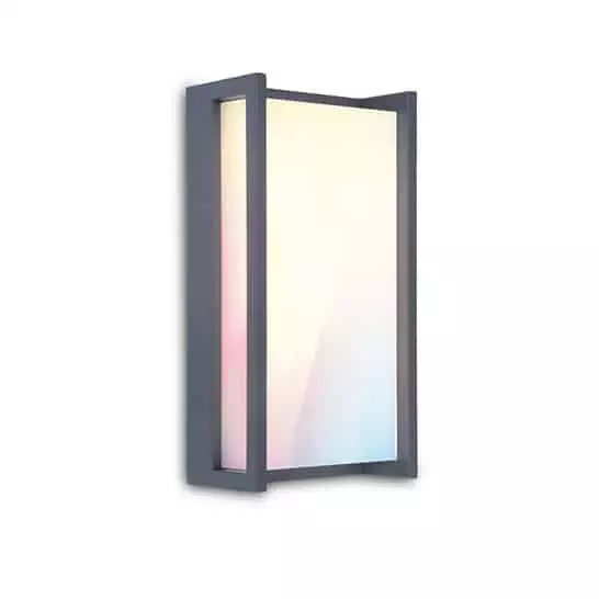 LUTEC SMART Qubo Wall Lamp Dark Grey