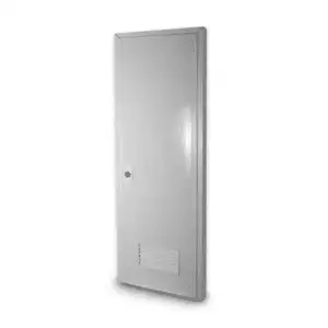 PVC Door WB White Plain 60x210cm - Image 1