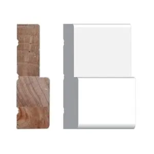 Westwood Door Jamb Primer White Set 2x4x1mx210 - Image 1