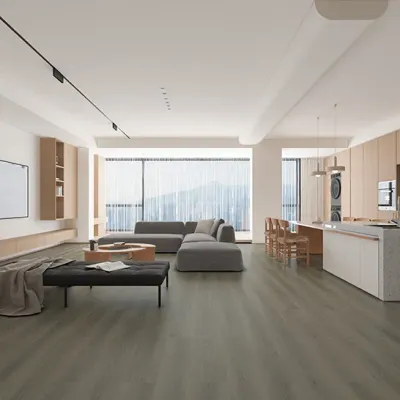 PRW DSC00537 Laminated Flooring Dark Grey 1215x195x8mm (10pcs/box)