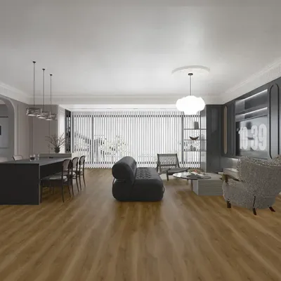 PRW DSC00621 Laminated Flooring Cream 1215x195x8mm (10pcs/box)