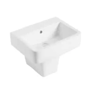 Cool Reese Lavatory with Half Pedestal