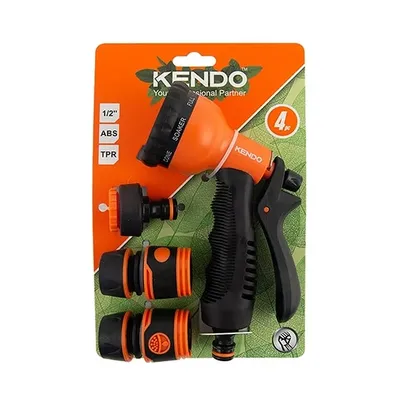 KENDO Spray Gun 8-Pattern 4pcs