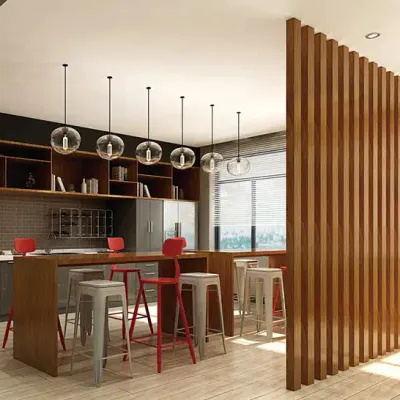 ADCO WPC Hollow Tube Pearwood 100x50x2900mm