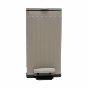 EZ Home Pedal Trash Bin Beige 7LP - Image 1