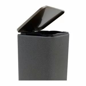 EZ Home Pedal Trash Bin Black 15LSB - Image 2