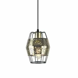 Drop Lamp F2306014 Black and Gold - Image 1