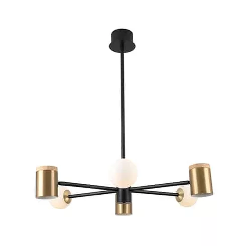 Drop Lamp HLHN8491 Matt Black and Brass