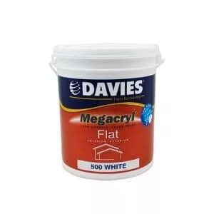 Megcryl Flat Latex WHITE - Image 1