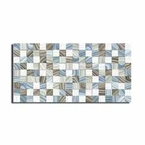 Estilos Premium Ceramic Tile HD Mosaic Mix Blue/Grey w/ 3D Mould 30x60cm - Image 1