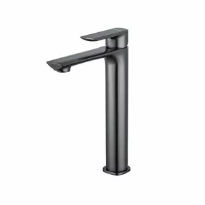Cool High Basin Mixer Single Gun Metal Brass - Image 1