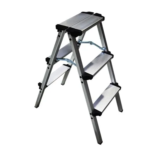Topman Aluminum Folding Ladder 2X3 Step | Cebu Home and Builders Centre